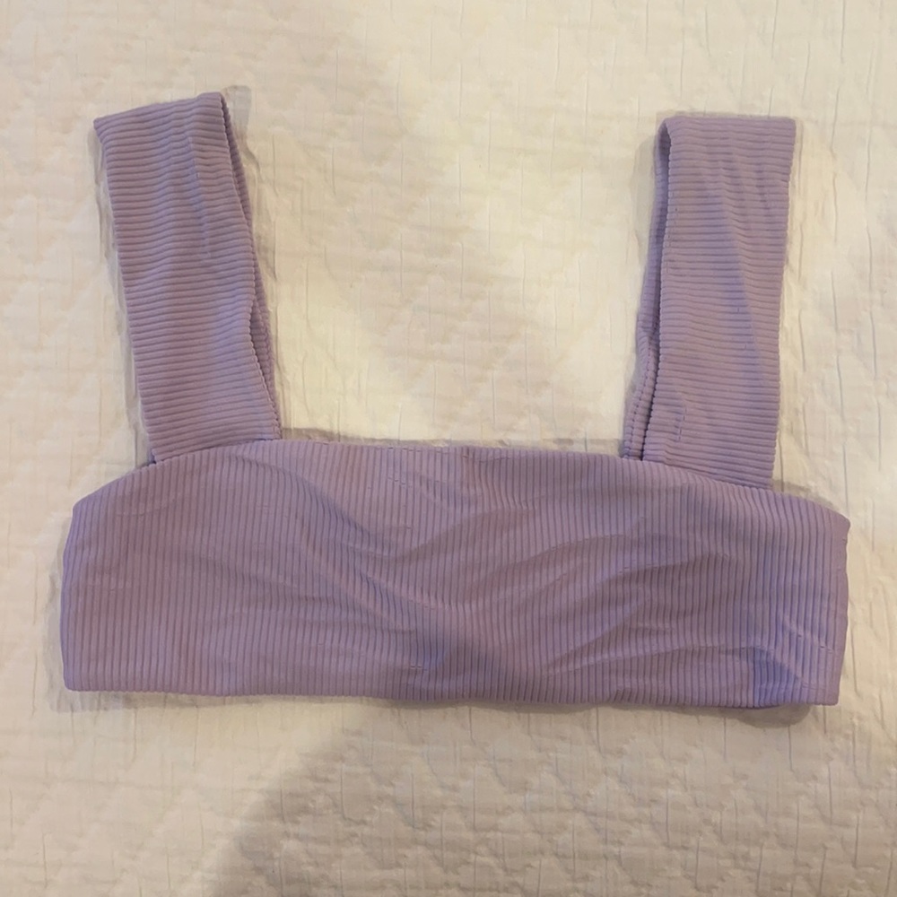 Frankie’s Bikinis lavender top